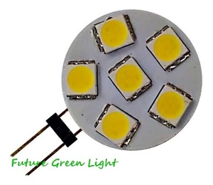 WOHNMOBIL G4 6 SMD LED 12V (10-30V DC/12-18V AC) 1,2 W 80LM WEISSE GLÜHBIRNE ~ 10W - Bild 1 von 4