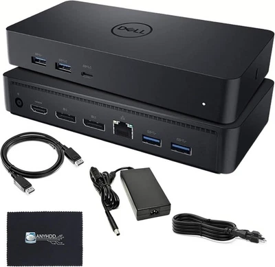 Open Box - Dell D6000 Universal Dock Bundle with 130W Power Adapter – Dual Displ - Image 1 of 4