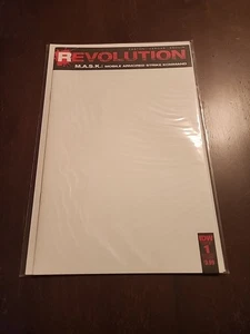 MASK Revolution #1 copertina C schizzo vuoto variante IDW Comics 2016 RARA copertina vuota - Foto 1 di 11