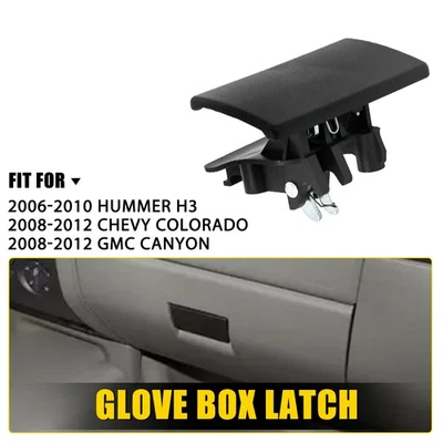 New Fits for 2006-2010 Hummer H3 Black Glove Box Latch Handle 10391626 - Image 1 of 4