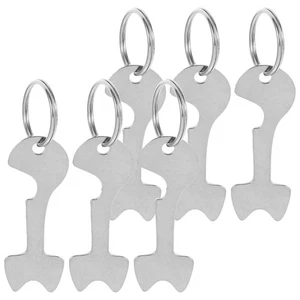 6 Pcs Key Chain Accessories Shopping Trolley Keyring Keyrings Token - Picture 1 of 12