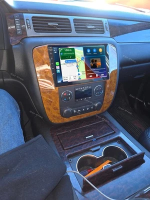 Unidade principal GPS estéreo rádio CarPlay para 2007-2013 GMC Yukon Chevy Tahoe Suburban - Imagem 1 de 4