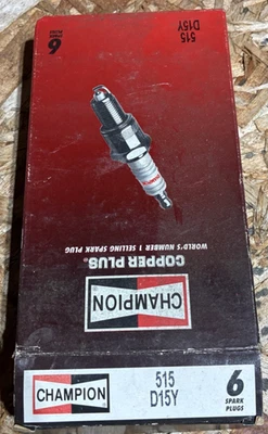 6 New Champion Copper Plus Spark Plugs 515 D15Y - Image 1 of 2