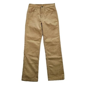 Vintage 80er Levis Cordhose Herren 26x26 gerade Passform 100 % Baumwolle weißes Etikett goldfarben - Bild 1 von 14
