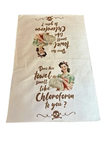 NEW kitchen hand towel microfiber 15x23 inches novelty halloween horrow - Picture 1 of 2