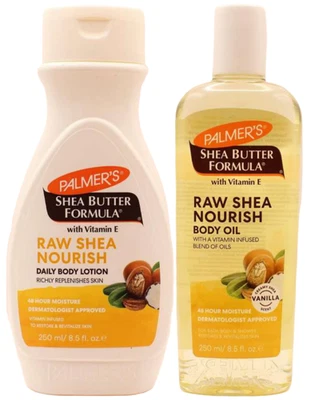 Palmer's Shea Butter Body Lotion 250ml & Body Oil 250ml (Set of 2)