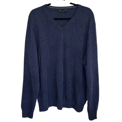 Bloomingdales мужской магазин кашемир свитер XL V шеи опрятный минималистский классический - Изображение 1 из 4