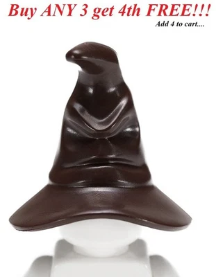☀️NUEVO LEGO Minifigura Minifigura Tocado Cubierta de Cabeza Sombrero Harry Potter Sombrero Clasificador Foto 1 de 3