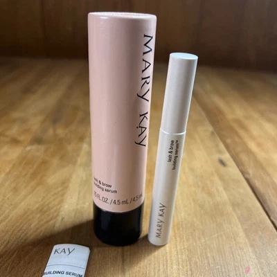 Mary Kay Lash & Brow Building Serum #046188 ~ Full Size .15 Fl Oz New Old Stock - Image 1 of 4
