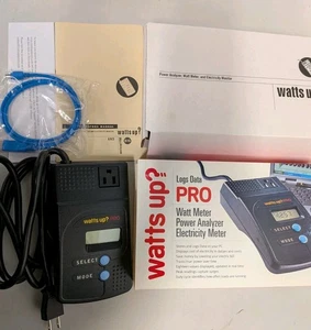 Watts Up? Pro Black Portable 120VAC-60Hz Electricity Wattage Consumption Meter - Picture 1 of 7