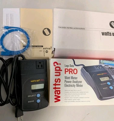 Watts Up? Pro Black Portable 120VAC-60Hz Electricity Wattage Consumption Meter - Image 1 of 4