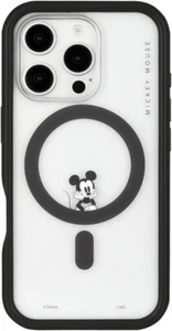 Gourmandies iPhone 16 Pro 6.3 inch MagSafe Plump Frame Mickey Mouse DNG-207MK - Picture 1 of 5