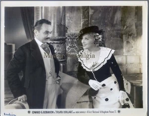 Foto de colección 1932 Edward G. Robinson Bebe Daniels en dólar de plata - Imagen 1 de 1