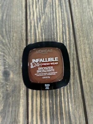 LOreal Infallible 24H Fresh Wear Bronzer 500 Soft Matte Waterproof 0.31 Oz - Image 1 of 2
