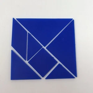 14x Square 7-Piece Plastic Tangram Sets Sorted & Ready for the Classroom EXTRAS - Picture 1 of 3