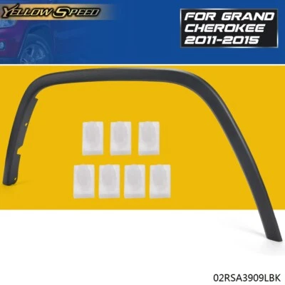 Guardabarros delantero izquierdo texturizado negro apto para Jeep Grand Cherokee 2011-2017 Foto 1 de 4