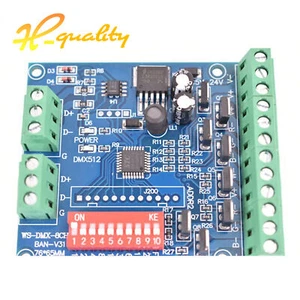 8CH RGBW DMX512 Decoder Controller 2groups RGBW Output DC5V-24V for Led Strip - Afbeelding 1 van 7