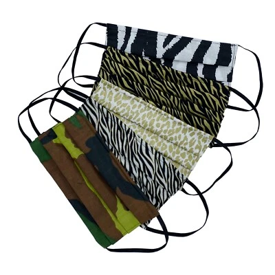 HANDMADE Double Layered Adult Cotton Mask with filter pocket_Made in USA - Image 1 of 4