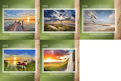 5 CDs "Wellness & Entspannung" (Vol. 1 - 5), Gemafreie Entspannungsmusik, Aktion - Bild 1 von 4