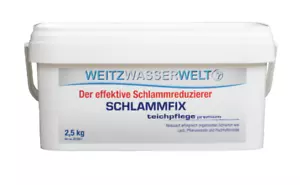 SCHLAMMFIX Schlammreduzierer Teichpflege Aktivsauerstoff Gartenteich Koi 2,5 kg - Bild 1 von 4