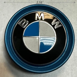 For BMW i3 OEM Center Cap 2014-2021 Blue 6889175 01 6852052 02 86170 55mm - Picture 1 of 5