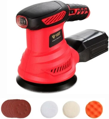 Lijadora De Madera Electrica Orbital Con Lijas Para Carros 120V 300W 6 Velocidad - Image 1 of 4