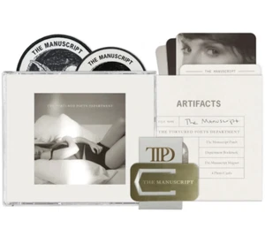 ✨Taylor Swift Tortured Poets Collectors Deluxe CD + Bonus Track The Manuscript ✨ - Picture 1 of 1
