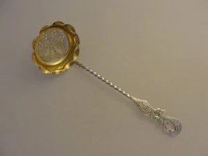 ANTIQUE 1898 HENRY WILLIAMSON LTD. STERLING SILVER PIERCED SMALL LADLE LOT *201 - Picture 1 of 4