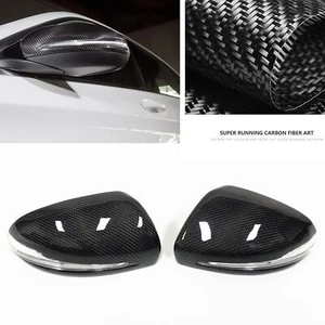 For Benz W213 W222 W205 X205 C63 S63 E63 GLC43 AMG Carbon Fiber Mirror Cover - Picture 1 of 7
