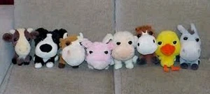 Lot Farm Friends Plush 8 Original Soft Toy Figures - Picture 1 of 1