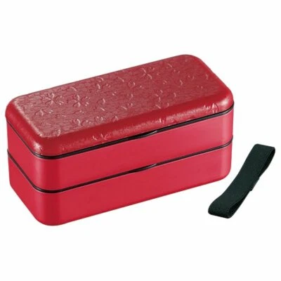 Ланч-бокс SKATER японский 2-слойный бенто-бокс SAKURA  - Изображение 1 из 4