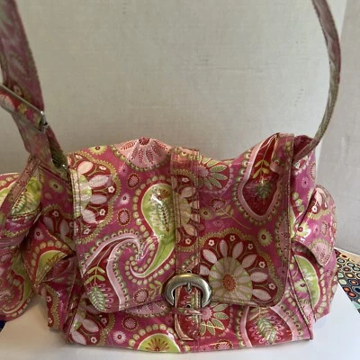 Kalencom Laminated Buckle Diaper Bag W/ Bottle Carrier - Image 1 of 4