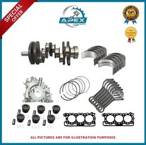 LAND ROVER 3.0 D 306DT TDV6 CRANKSHAFT +BEARING+PISTON+CON ROD+RINGS+ REBUILTKIT - Picture 1 of 4