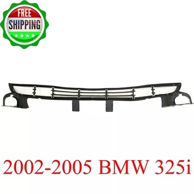 New Bumper Grille Front Center Primed For 2002-2005 BMW 325i Plastic BM1036110 Foto 1 de 4