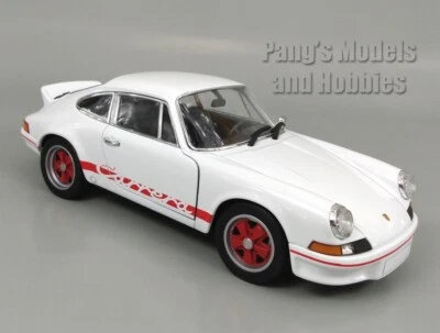 1973 Porsche 911 Carrera RS 2.7 escala 1/24 modelo fundido - Branco - Imagem 1 de 4