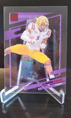 2023 Panini Chronicles Clearly Donruss Draft Picks Jamarr Chase 084/149 - Image 1 of 2