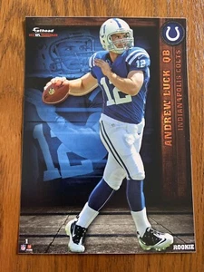 ANDREW LUCK 2012 Indianapolis Colts uni Fathead Mini Card #1 L@@K ROOKIE - Picture 1 of 2