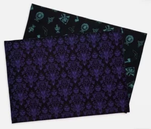 Disney Parks Haunted Mansion Placemat Wallpaper Reversible Madame Leota Hat Box - Bild 1 von 3