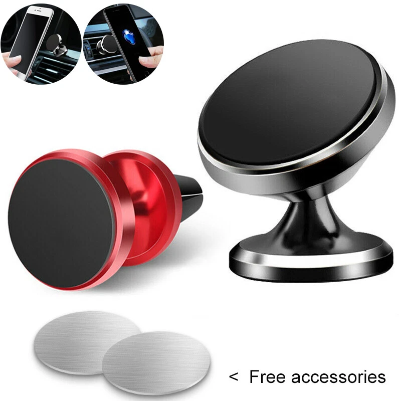 360° Magnetic Car Holder Air Vent Mount Phone Stand For Universal iPhone HUAWEI - Image 1 of 4