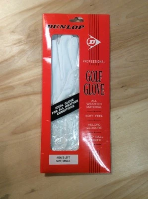 Guante de golf Dunlop Professional blanco izquierdo pequeño para hombre Foto 1 de 4