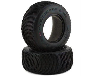 JConcepts Fuzz Bite Short Course Carpet Tires (2) (Pink) [JCO3192-010] - Image 1 of 2