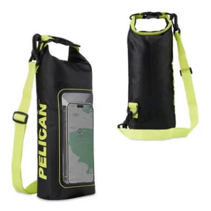 Pelican Marine Waterproof Dry Bag 2L Black & Neon - Picture 1 of 6