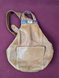 Boots N Bags backpack bag leather worn storage carry shoulder crossbody - Picture 1 of 19