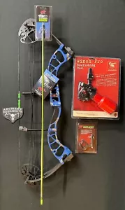 PSE D3 Blue Bowfishing Compound Bow Left Hand Cajun Reel Snapshot Rest New - Picture 1 of 1