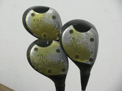 Ping Karsten II Wood Set: 1,3,5 Woods Stiff Flex Ping Steel Very Nice!! - Image 1 of 4