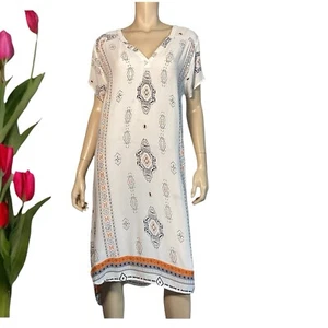 ⭐ISAY SIZE M ANNICA DRESS GEOMETRICAL PRINT MIDI - Picture 1 of 12