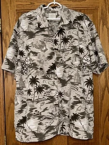 Trader Bay Nau Ko’u Aloha Hawaiian Shirt Mens XL- Palm Trees - Soft Fabric - Picture 1 of 9