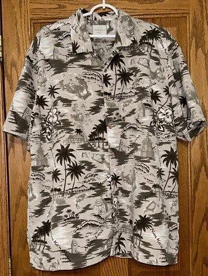 Trader Bay  Nau Ko’u Aloha Hawaiian Shirt Mens XL- Palm Trees - Soft Fabric - Image 1 of 4