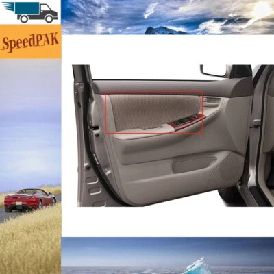 Panel de puerta interior de auto apto para Toyota Corolla 2003-2008 envolvente cuero beige 4 piezas Foto 1 de 4