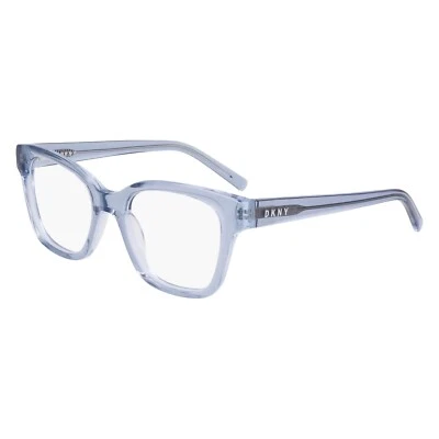 DKNY Women's Square 50mm Eyeglasses Frames Blue Laminate DK5048-400 - Image 1 of 3